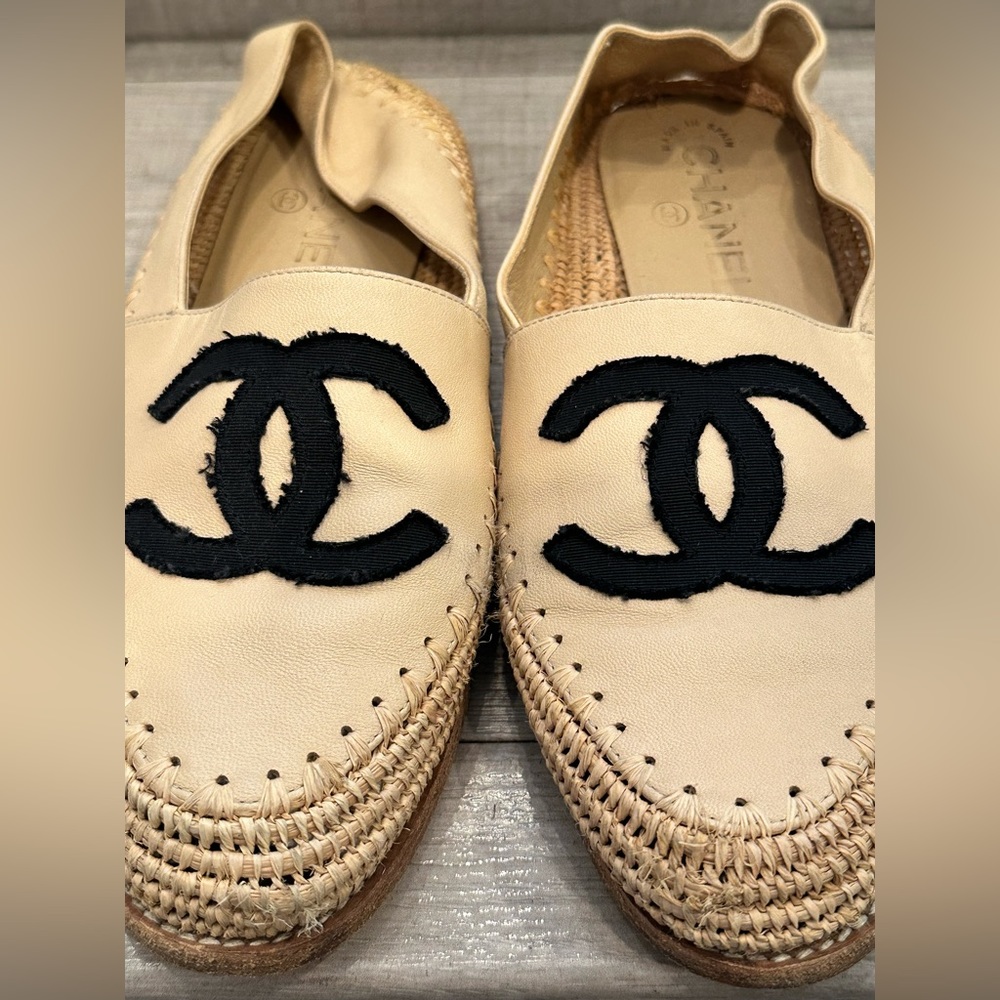 Authentic Chanel espadrilles, cruise collection